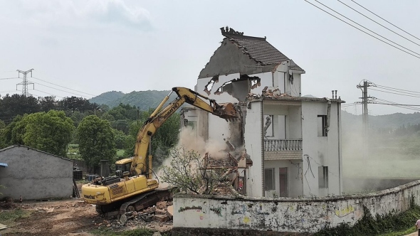 最后一戶(hù)拆除！江北港鐵路專(zhuān)用線(xiàn)項(xiàng)目征遷工作圓滿(mǎn)收官！
